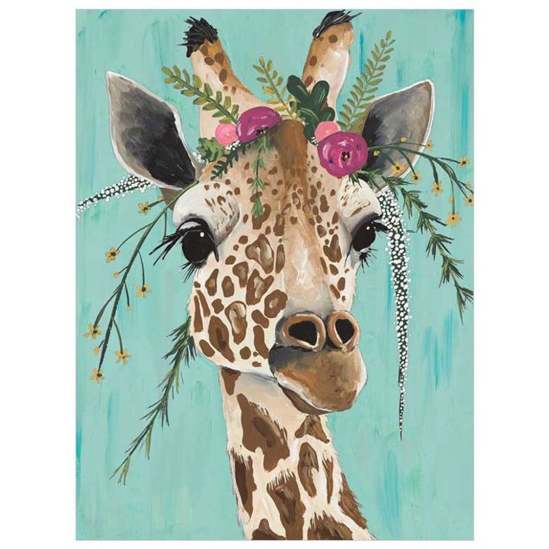 MI ARTE OCIO CONSENTIDO - Pintura diamante diamond painting Jirafa 20x25 cm