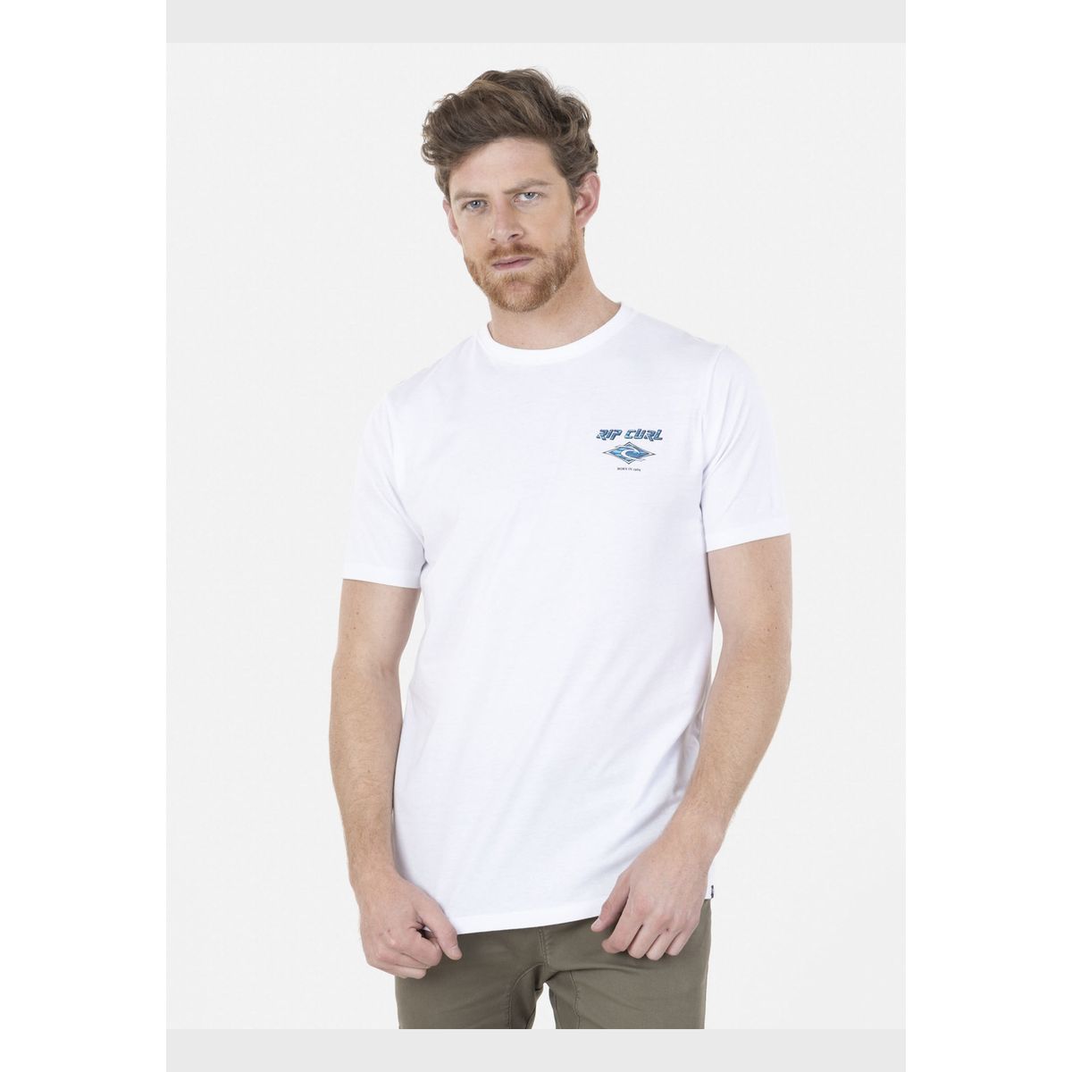 RIP CURL - Polera 6P287 Hombre Blanco Rip Curl RIP CURL