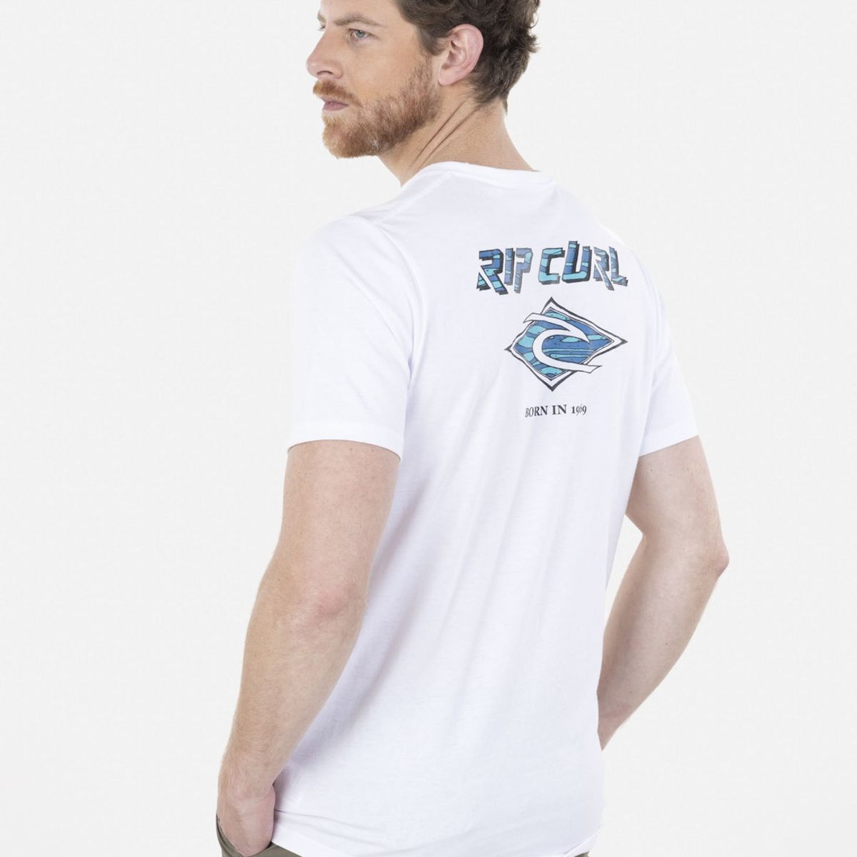 RIP CURL - Polera 6P287 Hombre Blanco Rip Curl RIP CURL