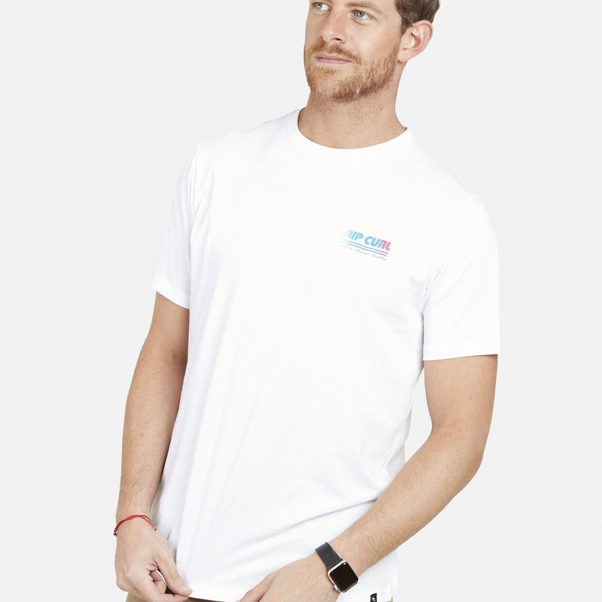 RIP CURL - Polera SURF REVIVAL SS TEE Hombre Blanco Rip Curl RIP CURL