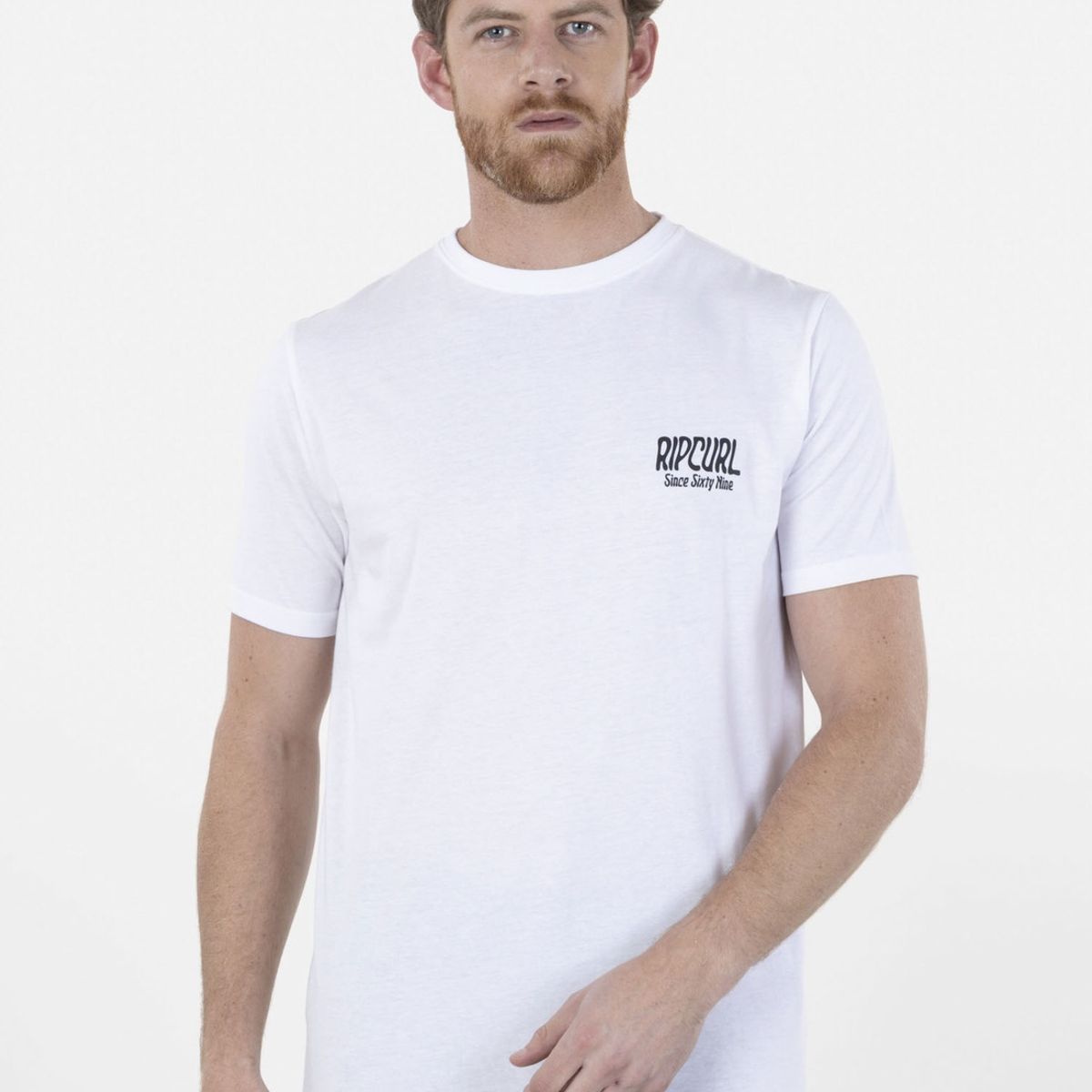 RIP CURL - Polera say hello SS TEE Hombre Blanco Rip Curl RIP CURL