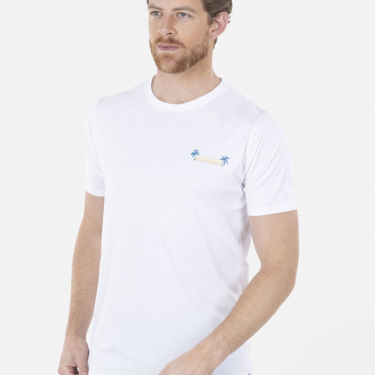 RIP CURL - Polera 6P291 Hombre Blanco Rip Curl