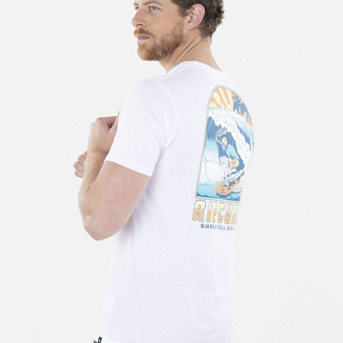 RIP CURL - Polera 6P291 Hombre Blanco Rip Curl