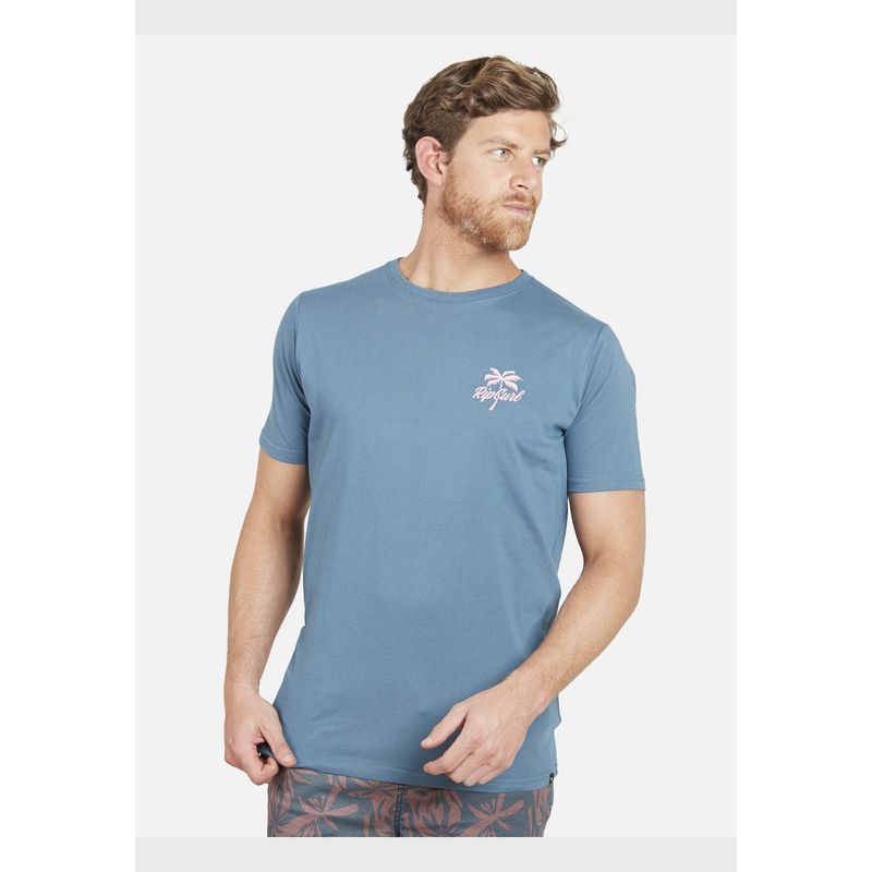 RIP CURL - Polera 6P295 Hombre Azul Rip Curl RIP CURL