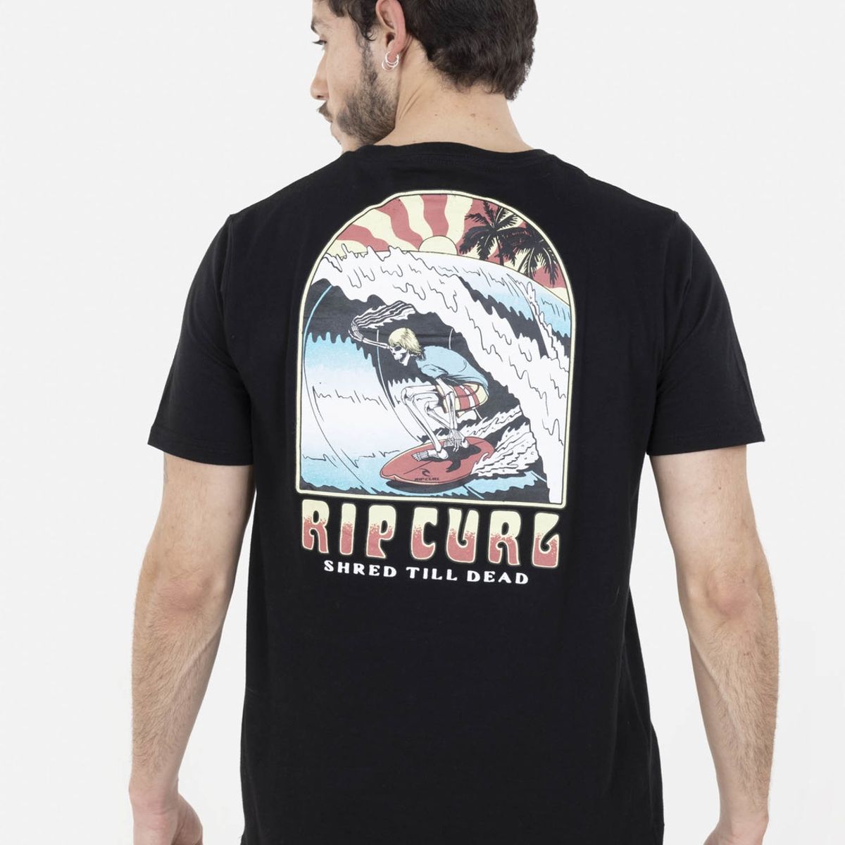 RIP CURL - Polera 6P291 Hombre Negro Rip Curl
