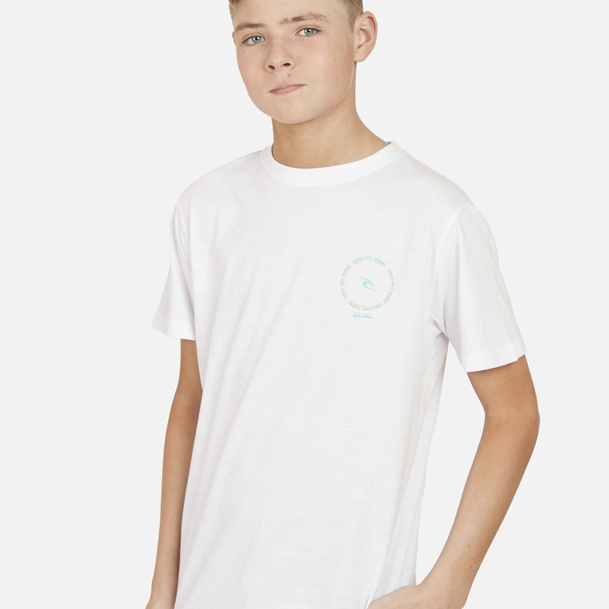 RIP CURL - Polera SHRED TILL DEAD RC SS TEE Juvenil Blanco Rip Curl RIP CURL