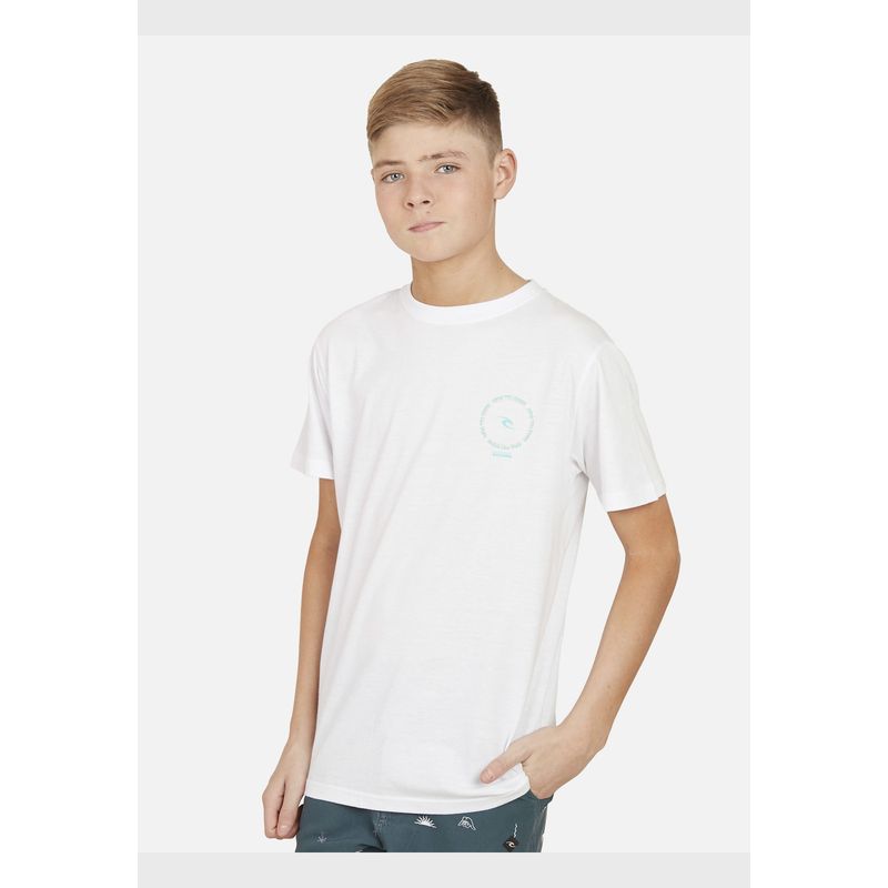 RIP CURL - Polera SHRED TILL DEAD RC SS TEE Juvenil Blanco Rip Curl RIP CURL
