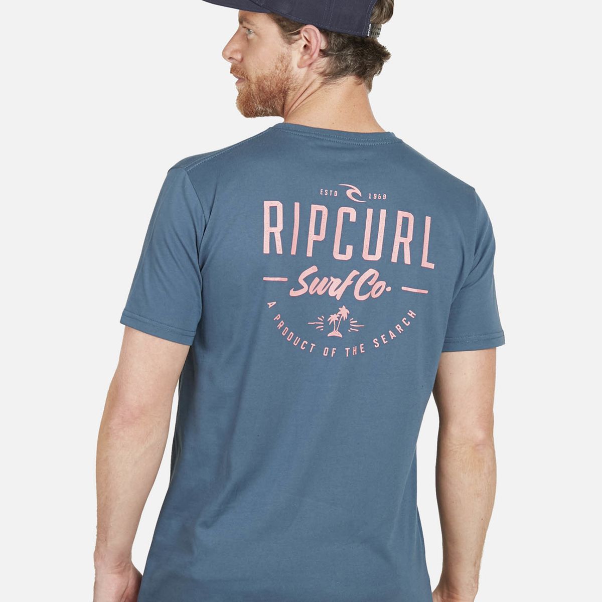 RIP CURL - Polera SURF CO SS TEE Hombre Azul Rip Curl