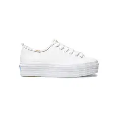 KEDS - Zapatilla Cuero Blanca Mujer Triple Up