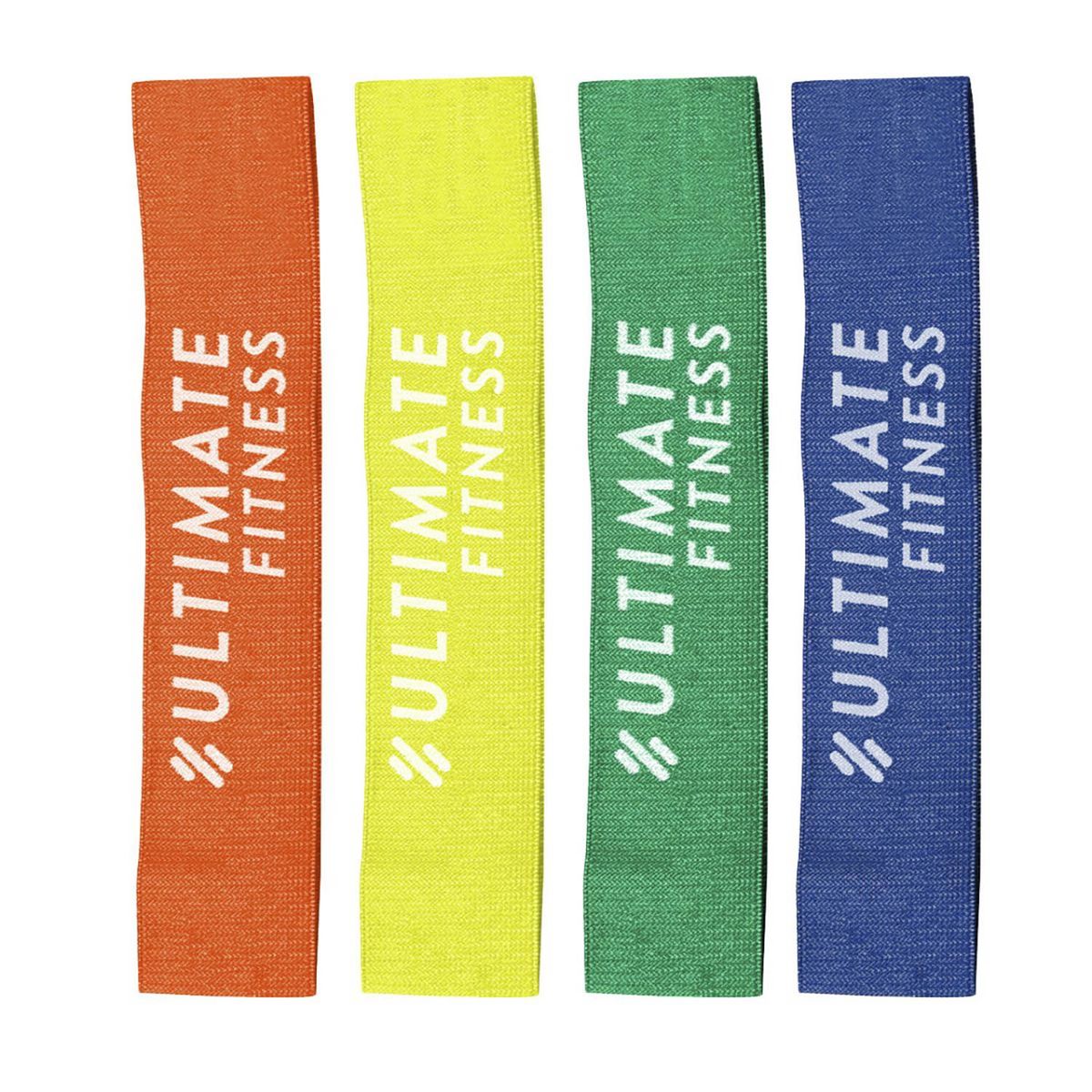 ULTIMATE FITNESS - PACK 4 BANDAS ELÁSTICAS DE RESISTENCIA LOOP CIRCULARES PRO – HIP LOOP GLUTE