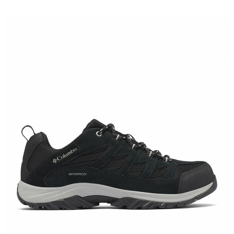 COLUMBIA - Zapatilla Cuero Hombre Crestwood Waterproof Negro COLUMBIA