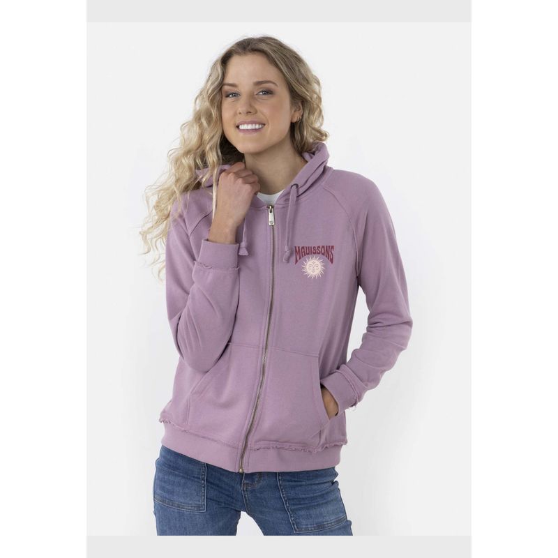 MAUI AND SONS - Poleron Fullzipper MYSTICAL ENERGY FZ Mujer Rosado Maui and Sons
