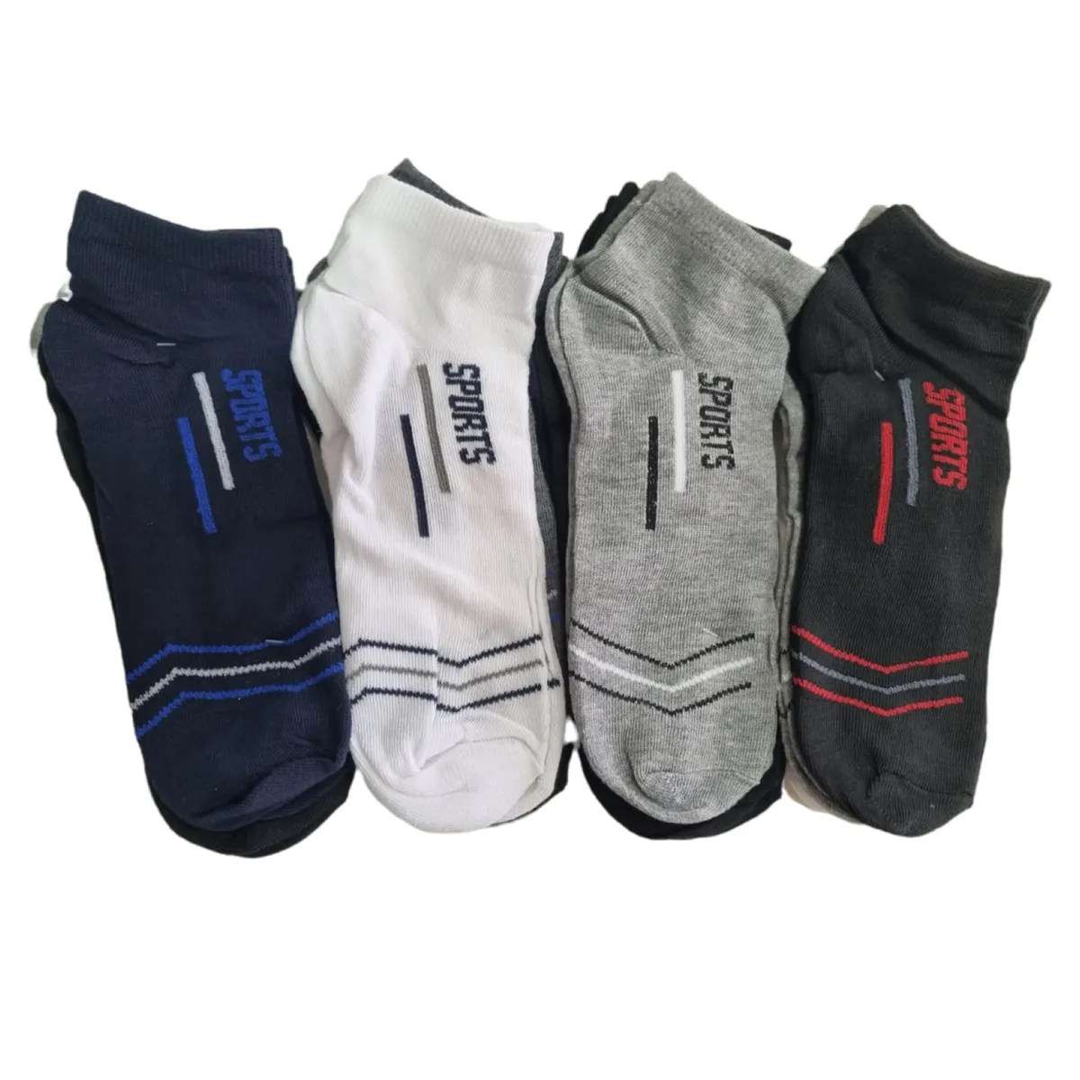 AGW - Calcetines Socks Algodón Bambú 12 Pares Hombre.