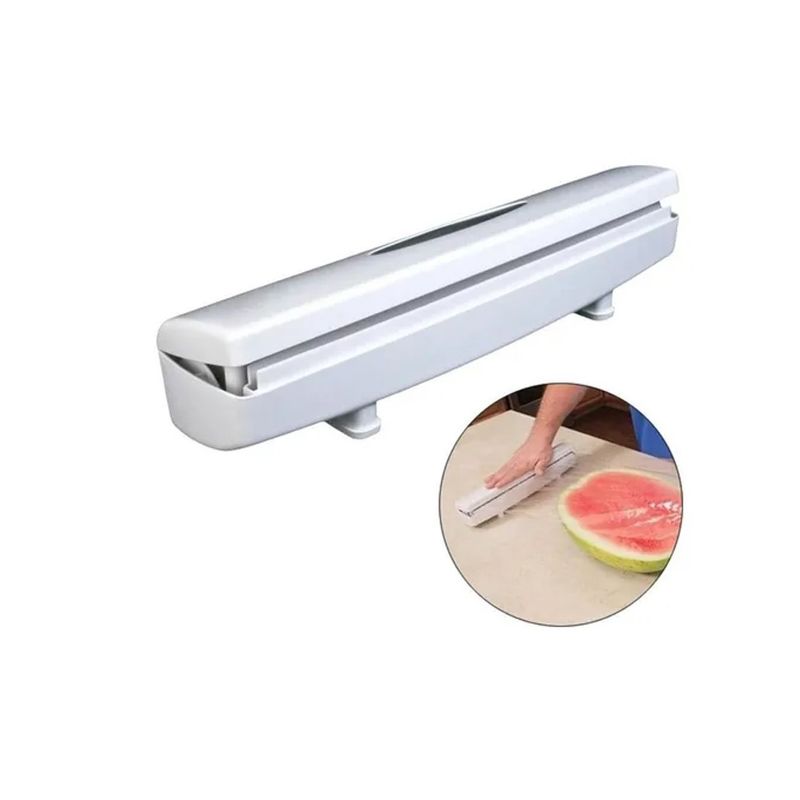 GENERICO - Dispensador De Papel Alusa Aluminio Plástico Cocina Portatil