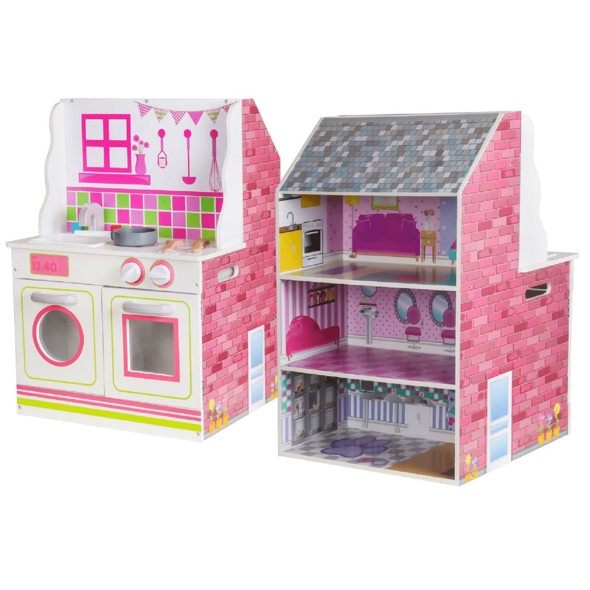 KANGGU - CASA MUÑECAS – COCINA 2 EN 1