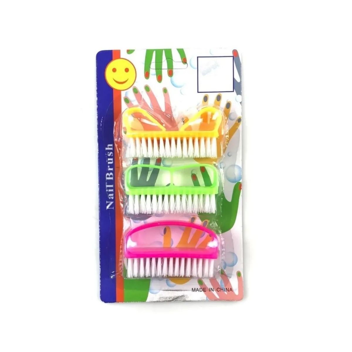 GENERICO - Escobilla Para Uñas Manicure Cepillo Limpieza 3 Unidades