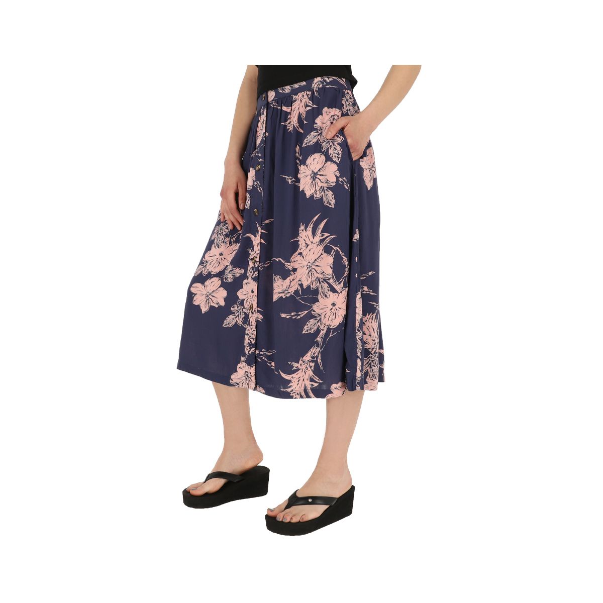 ROXY - Falda Roxy Never Been Better Mujer Mood Indigo Vertigo