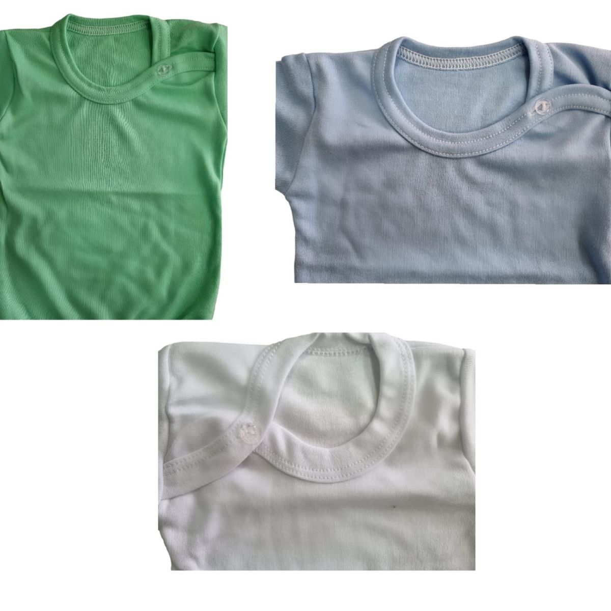 AGW - Pack 3 Camisetas Bebe Niño 100% Algodón.