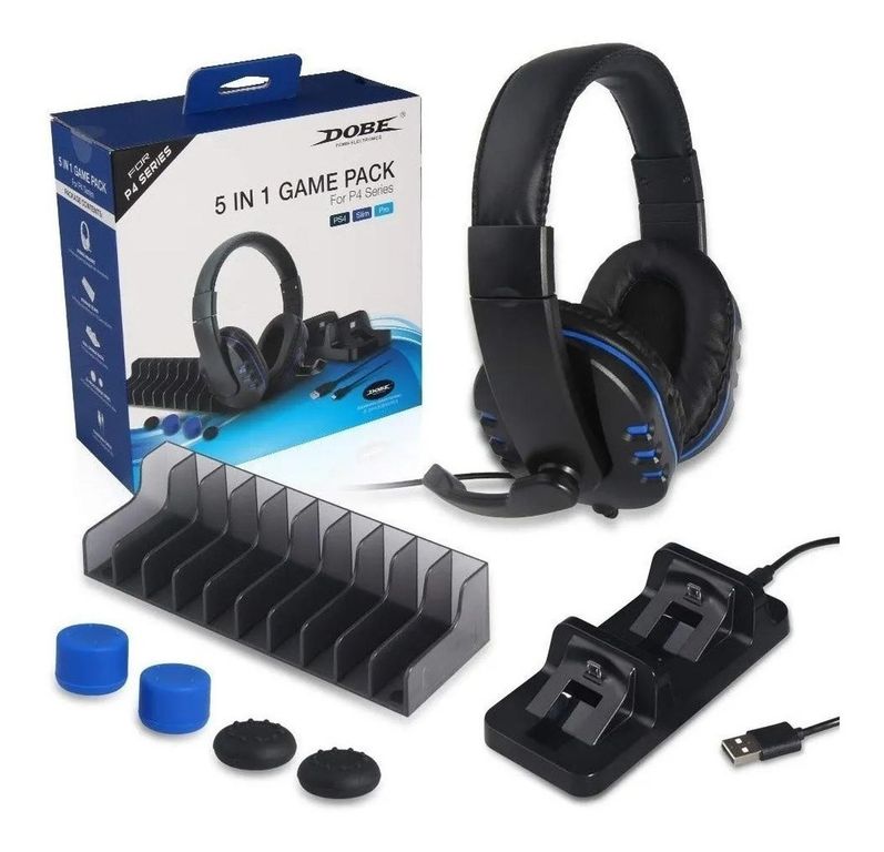DOBE PACK GAMER 5 EN 1 PS4 SERIES