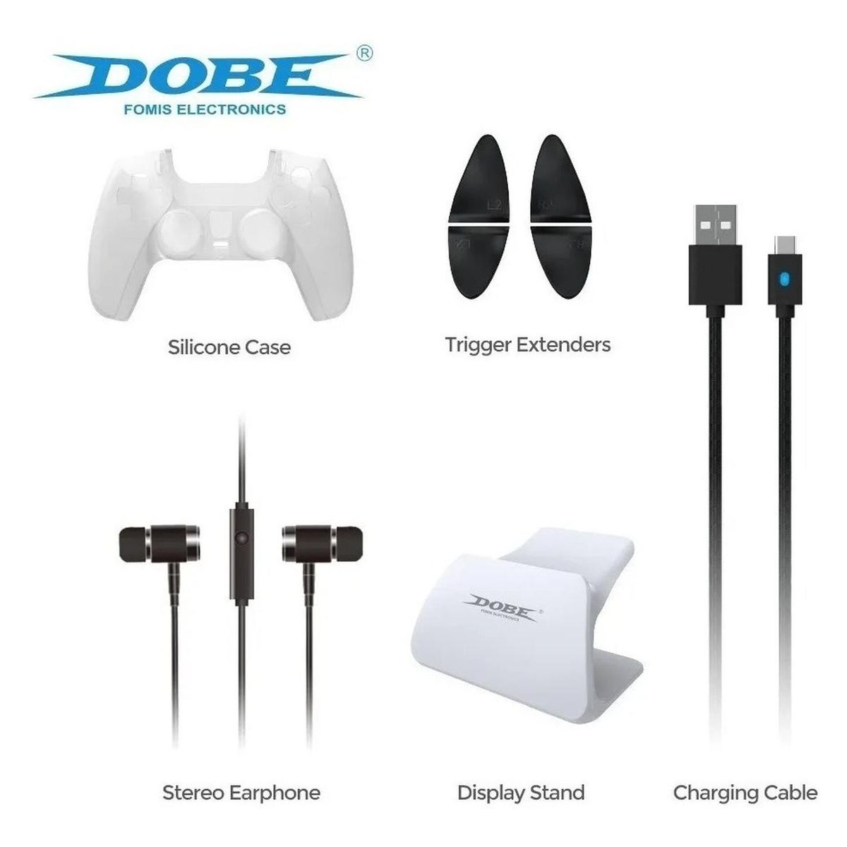 DOBE - PACK 8 EN 1 PROTECTOR PS5 DOBE