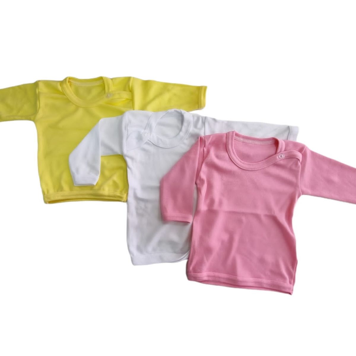 AGW - Pack 3 Camisetas Bebe Niña 100% Algodón.