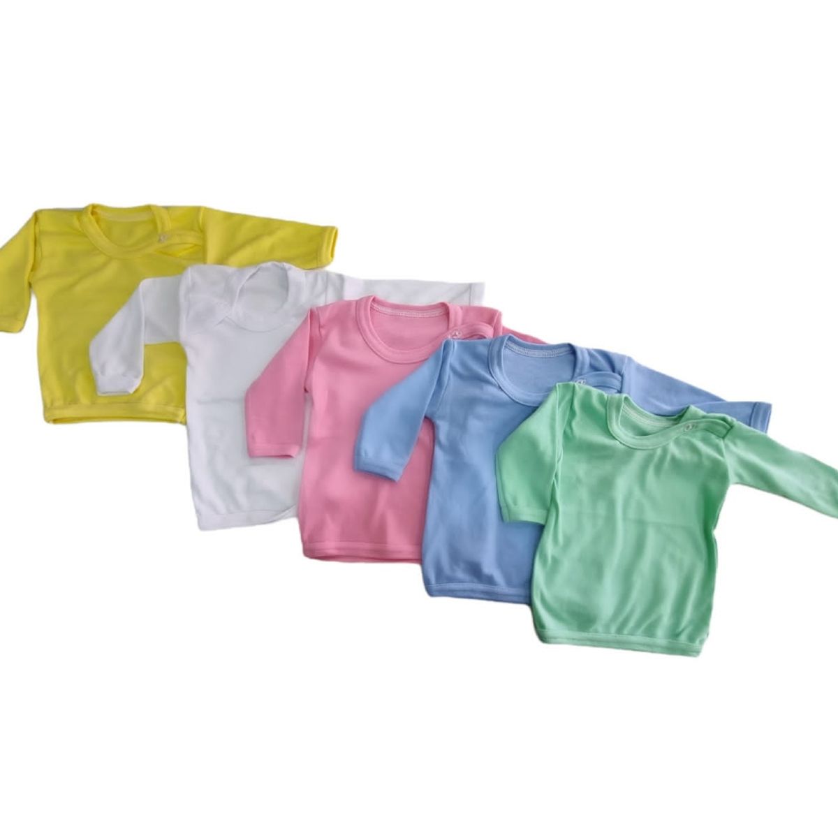 AGW - Pack 6 Camisetas Bebe Niña 100% Algodón.