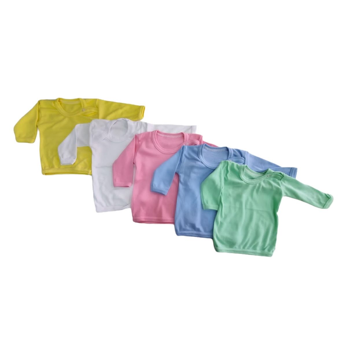 AGW - Pack 6 Camisetas Bebe Niña 100% Algodón.