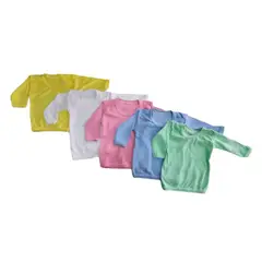 AGW - Pack 6 Camisetas Bebe Niña 100% Algodón.