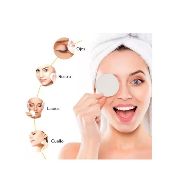 PREMIUM - Pack 2 Pétalos Algodón Multiuso Facial Desmaquillante 200unid