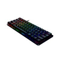 Teclado Gamer Óptico Huntsman Mini Switch Púrpura USB