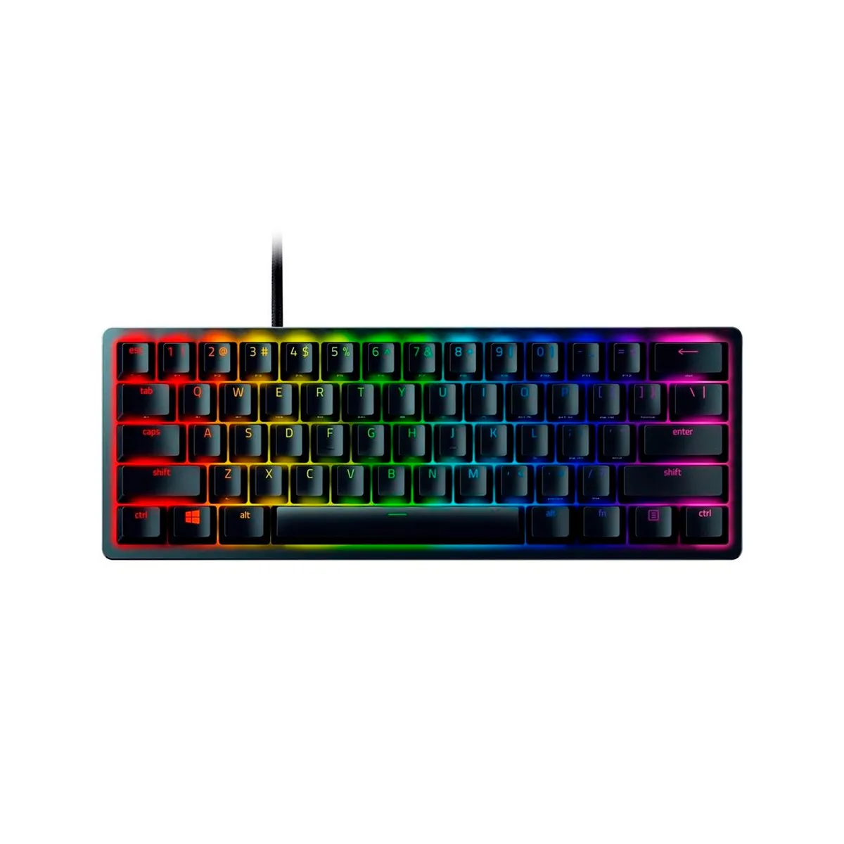 RAZER - Teclado Gamer Óptico Razer Huntsman Mini Switch Púrpura USB