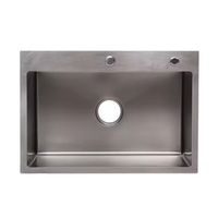 Lavaplatos 60x45 Cm Deluxe Acero Inoxidable 2mm