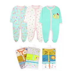 AGW - Pack 3 Pijamas Ositos Bebe Niña Algodon Rib