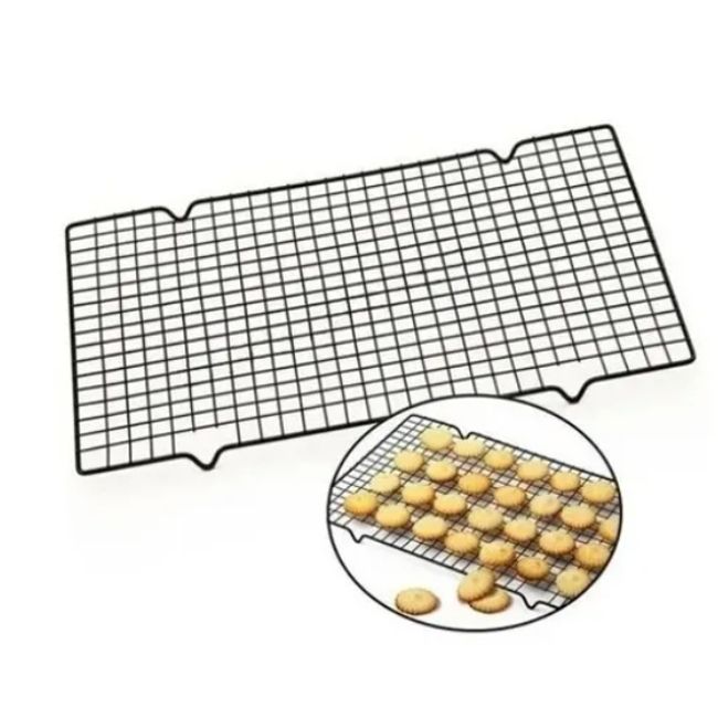 GENERICO - Rejilla Para Galletas Pizza Pan Hornear Freír Anti Adherente