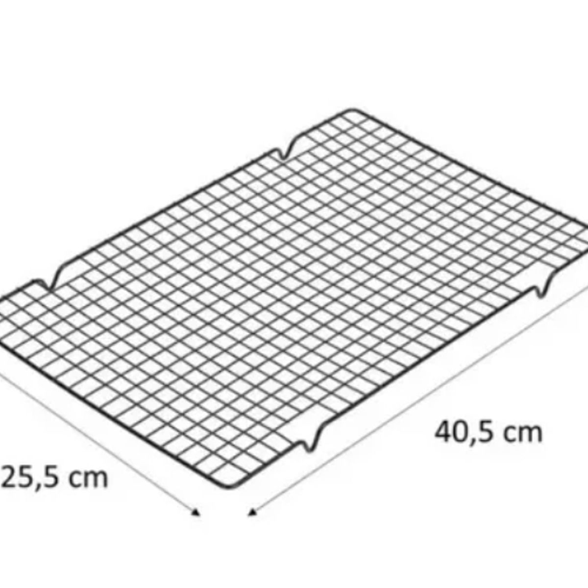 GENERICO - Rejilla Para Galletas Pizza Pan Hornear Freír Anti Adherente