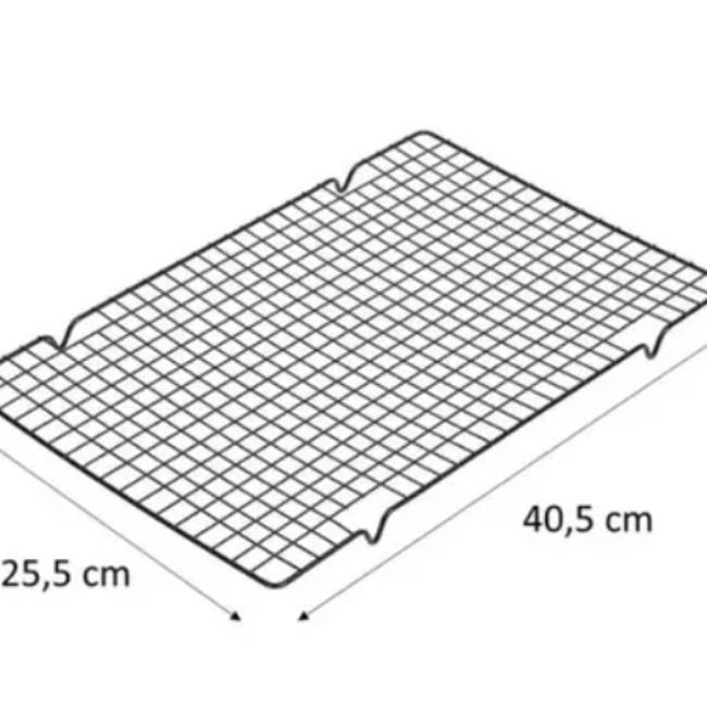 GENERICO - Rejilla Para Galletas Pizza Pan Hornear Freír Anti Adherente