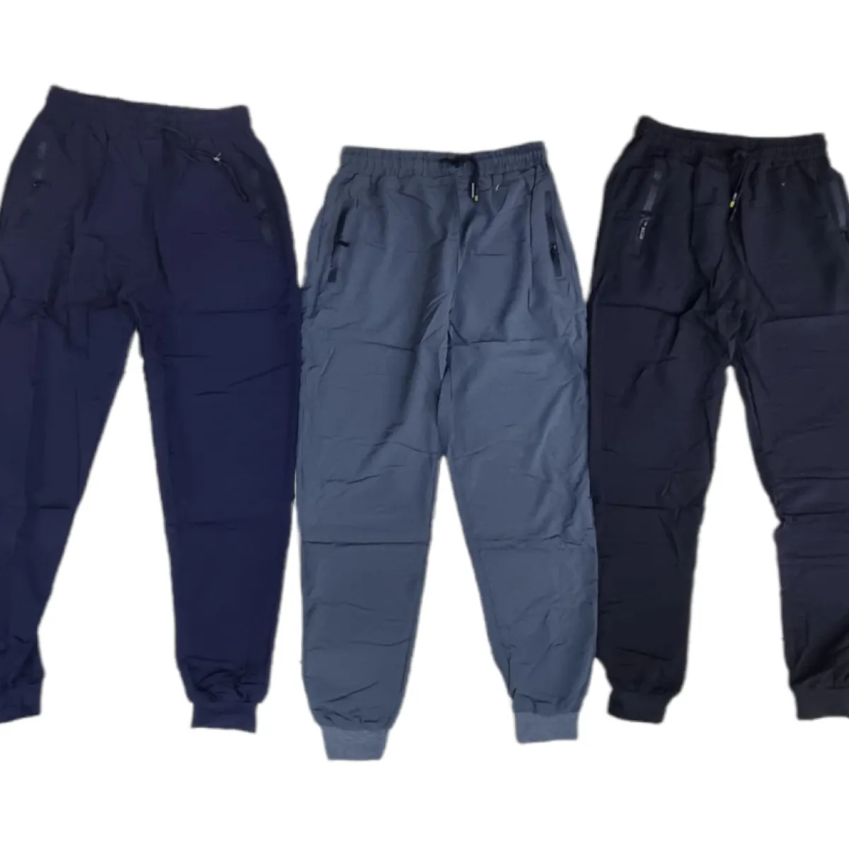 AGW - Pack 3 Pantalones Buzo Hombre Liso Secado Rápido Deportivo.