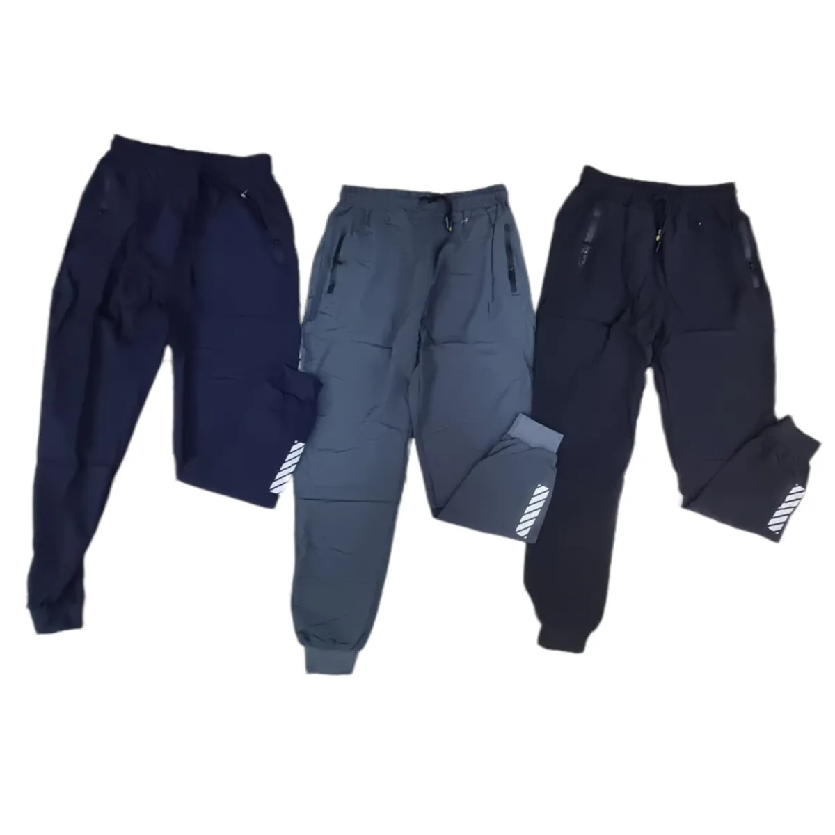AGW - Pack 3 Pantalones Buzo Hombre Liso Secado Rápido Deportivo.
