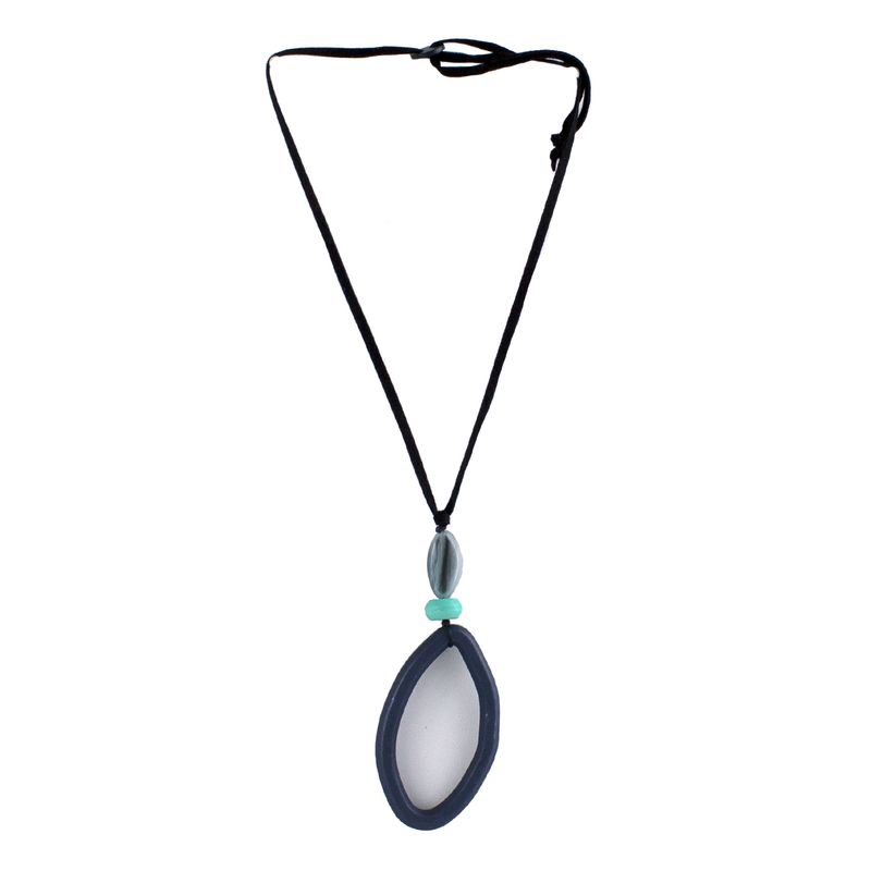 MAILEA - Collar gota y corazon mujer reno