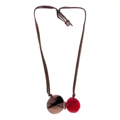 MAILEA - Collar placa simple mujer reno