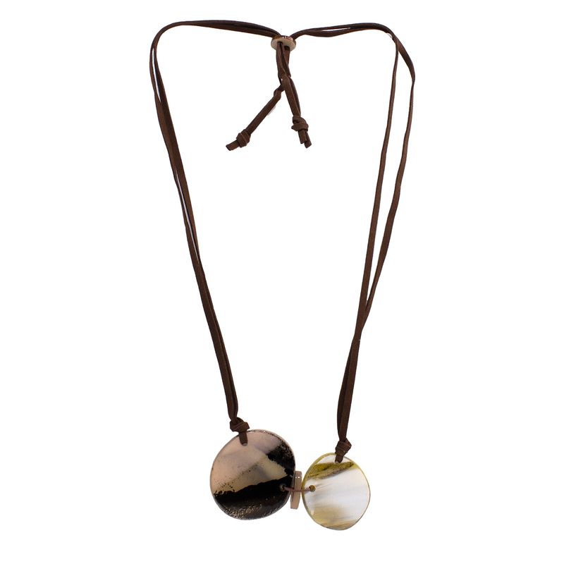 MAILEA - Collar placa simple mujer reno