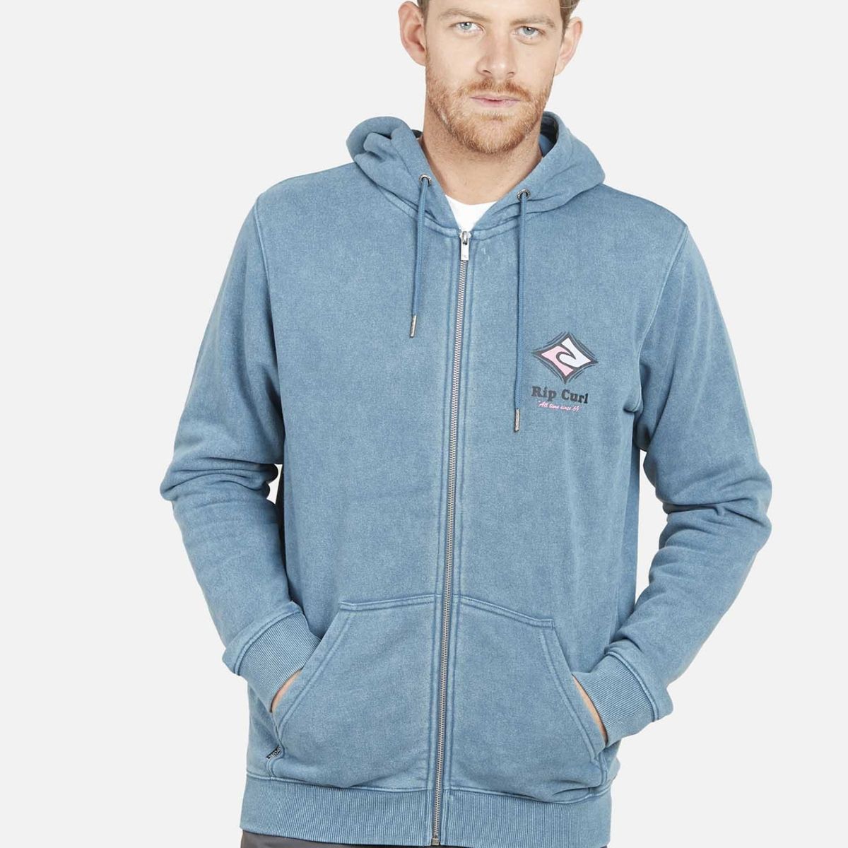 RIP CURL - Poleron ALL TIME SINCE 69 FULL ZIPPER Hombre Azul Oscuro Rip Curl
