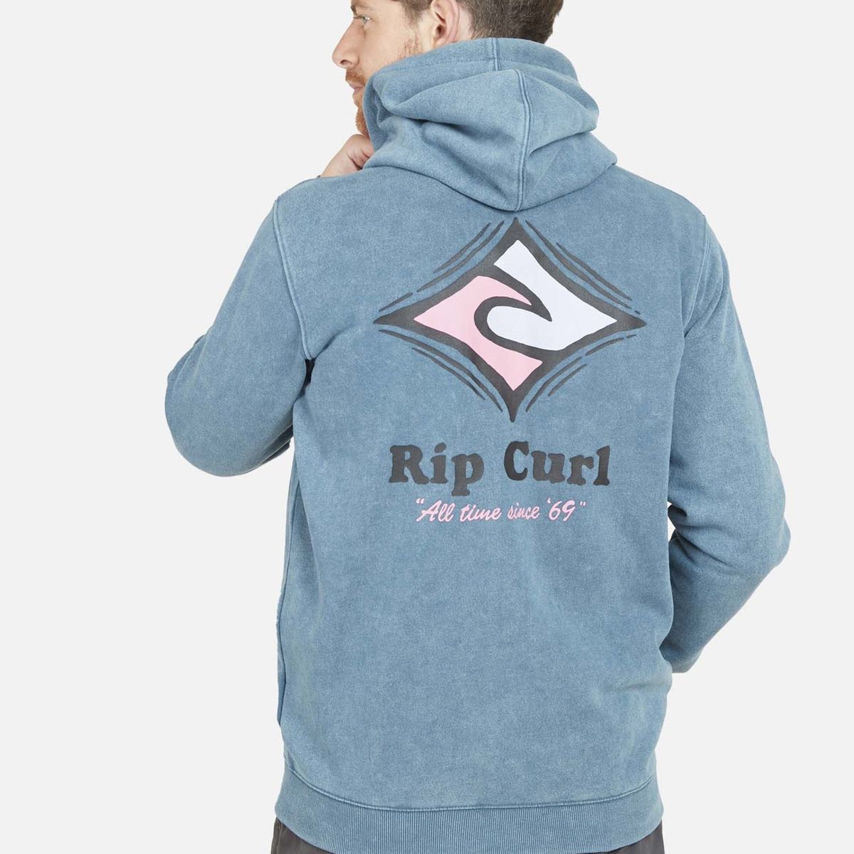 RIP CURL - Poleron ALL TIME SINCE 69 FULL ZIPPER Hombre Azul Oscuro Rip Curl