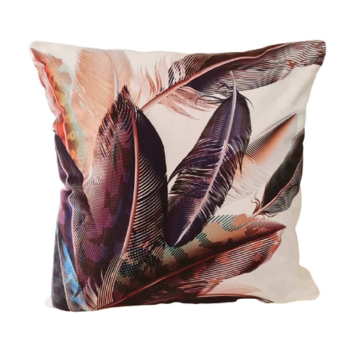 GENERICO - Funda Para Cojin Nordica - Blanca - Plumas Grandes 52