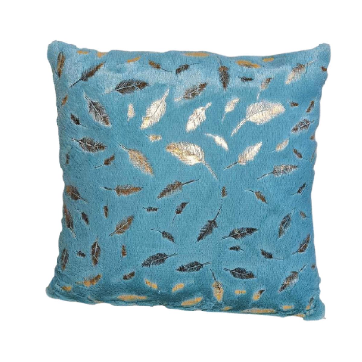 GENERICO - Funda Para Cojin De Plumas - Pelo Corto - Celeste