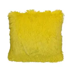 GENERICO - Funda Para Cojin Pelo Medio - Amarillo