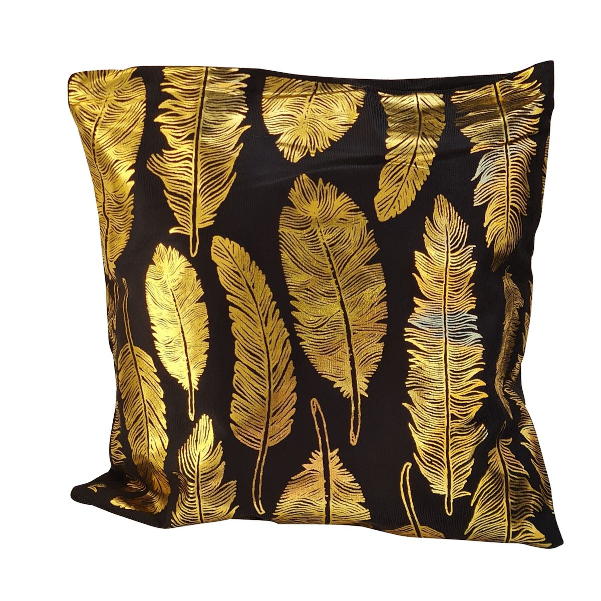 GENERICO - Funda Para Cojin Nordicas - Negra - Hojas 40