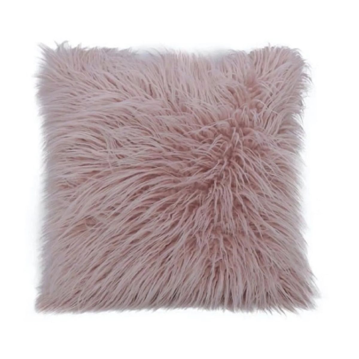 GENERICO - Funda Para Cojin Pelo Medio - Rosa palo