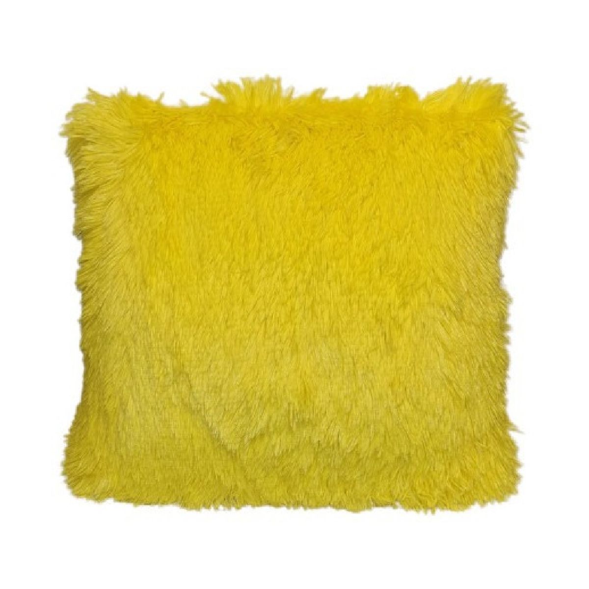 GENERICO - Funda Para Cojin Pelo Medio - Amarillo