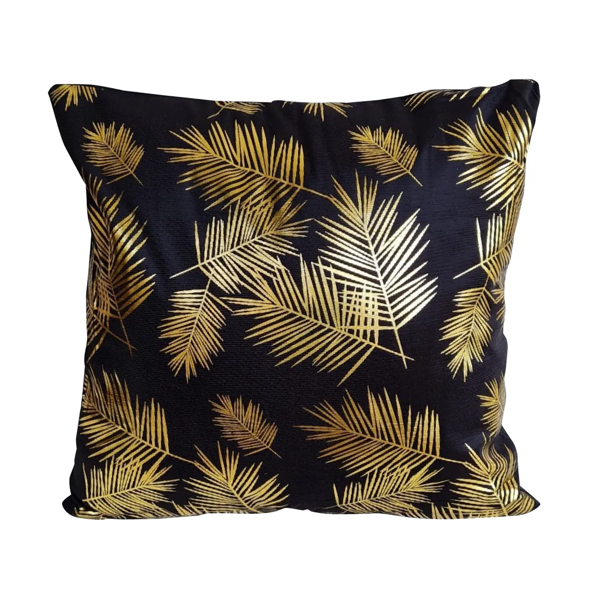 GENERICO - Funda Para Cojin Nordicas - Negra - Hojas 35